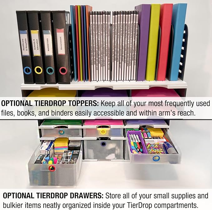 Ultimate Office TierDrop Desktop Organizer Document, and Classroom Sorter. 24 - Image 6
