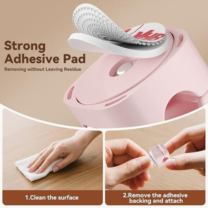6Pack Rotatable Cord Organizer, Spring Cable Clips Desk Cable Management Cord - Image 4