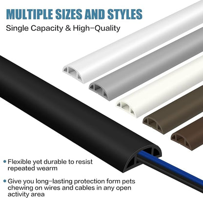 Floor Cord Covers for Wires 3.3FT Cable Hider Wire Cover Self Adhesive Cord - Image 6