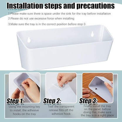 Umigy 2 Pack 11" Tip Out Tray for Sink - Image 4