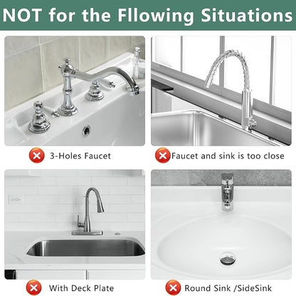 17inch x 4inch Kitchen Sink Faucet Mat, Water Absorbing Stone Faucet Splash - Image 6