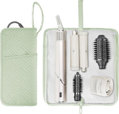 SITHON Hot Iron Holder & Mat, Heat Resistant Hair Tools Travel Bag Portable Hot - Image 8