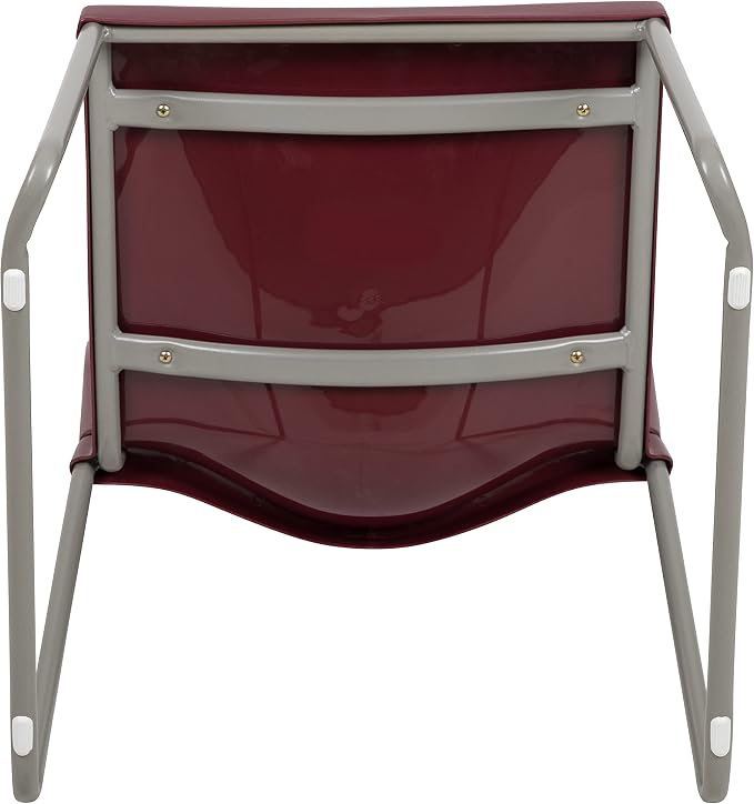 Flash Furniture HERCULES Series 880 lb. Capacity Burgundy Full Back Contoured - Image 11