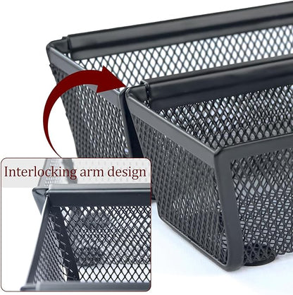 4PCS Drawer Organizer for Kitchen, Utensil Mesh Drawer Organizer - Image 6