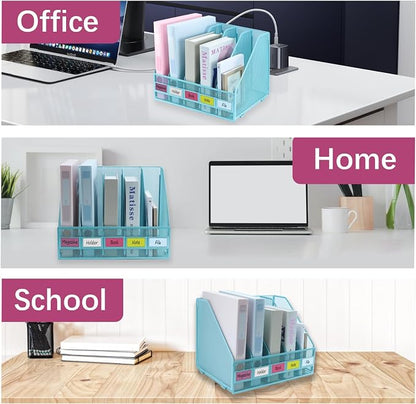 Desk Organizers, Metal Magazine File Holder - Image 7