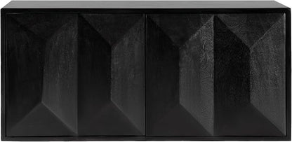 Kate and Laurel Ranier Modern Wooden Two-Door Wall Cabinet, Decorative Storage - Image 8