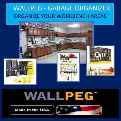 WallPeg 10 Each 7" Pegboard Bins Kit - Image 7