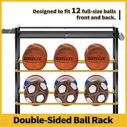 SOYEEZE Sports Equipment Organizer- Ball Storage - Image 6
