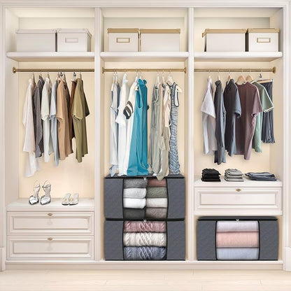 Fab totes Storage Bags, Clothes Blanket Storage Bins Foldable Closet Organizers - Image 7