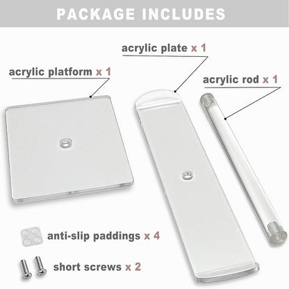 Bigfety Acrylic Headband Holder, Hair Accessories Organizer Clear Stand - Image 6