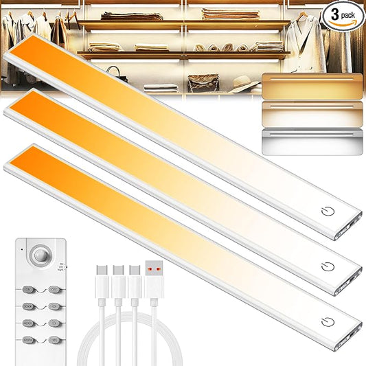 100 LED Under Cabinet Lights Wireless by MEKKLEON