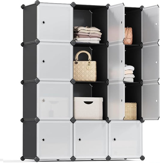 SONGMICS Cube Storage Organizer, 12-Cube Closet Storage Shelves, Modular by SONGMICSbySONGMICSHOME