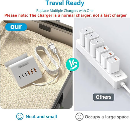VHBW USB Charging Station, 6 Port 3USB-A and 3USB-C Charging Station - Image 3