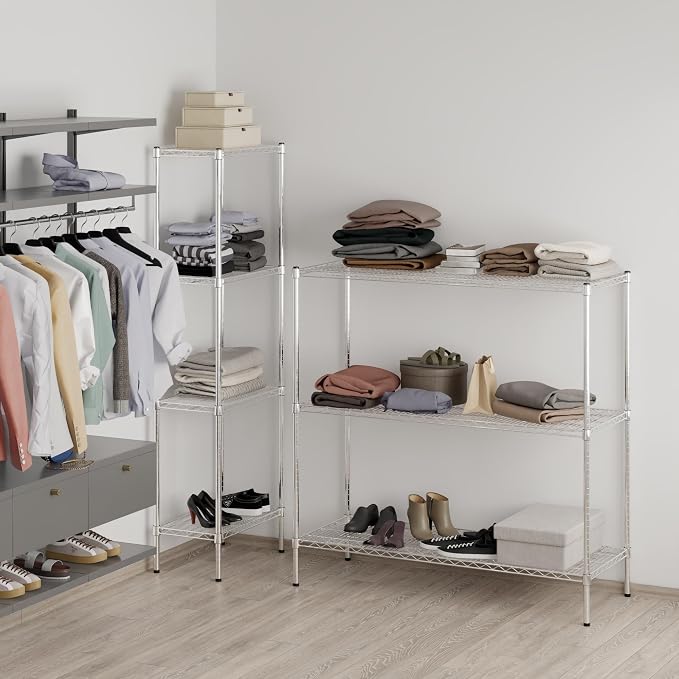 21" Deep x 54" Wide x 54" Height Wire Shelving Kit | 3-Tier | NSF Commercial - Image 5