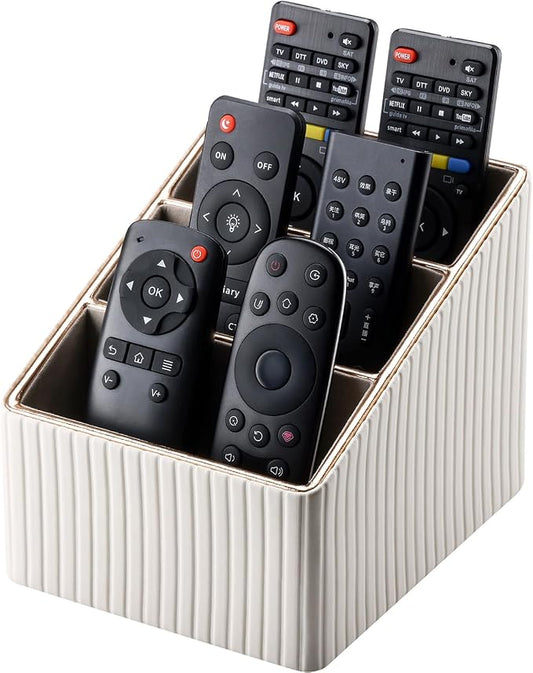 KINGFOM Remote Control Holder by KingfomLeatherHomeOfficeDecor