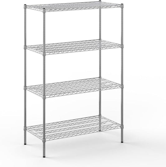 21" Deep x 42" Wide x 64" Height Wire Shelving Kit | 4-Tier | NSF Commercial by Regal+Altair