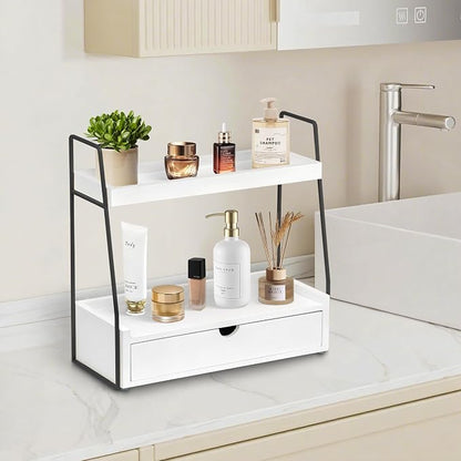 2-Tier Bathroom Organizer Countertop - Image 4