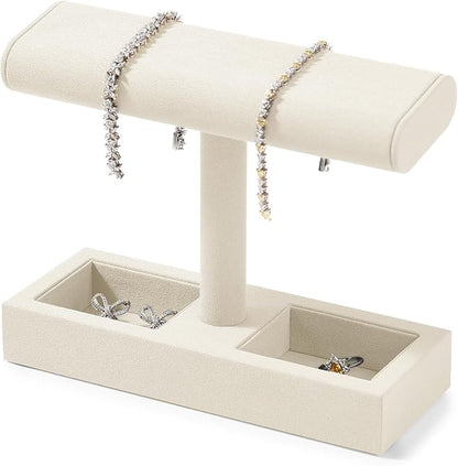 Oirlv Microfiber T-Bar Watch Display Stand Jewelry Display Props Jewelry - Image 9