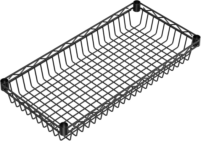 6 Shelves Storage Shelf Wire Closet Bathroom Organizers Metal Pantry Kitchen - Image 6