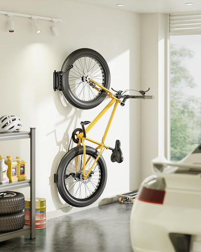 monTEK Bike Wall Mount for 4.5" Tire Width, Swivel Bike Wall Hanger Holds Up to - Image 9