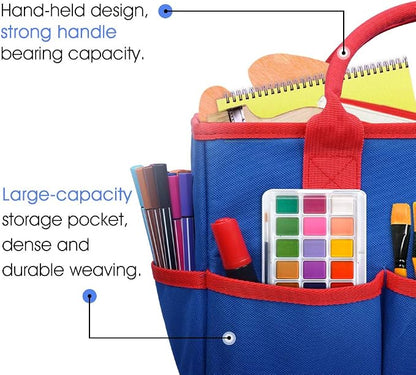ZKOO Art Organizer Desktop Craft Storage Tote Bag Storage Craft Bag Organizer - Image 2