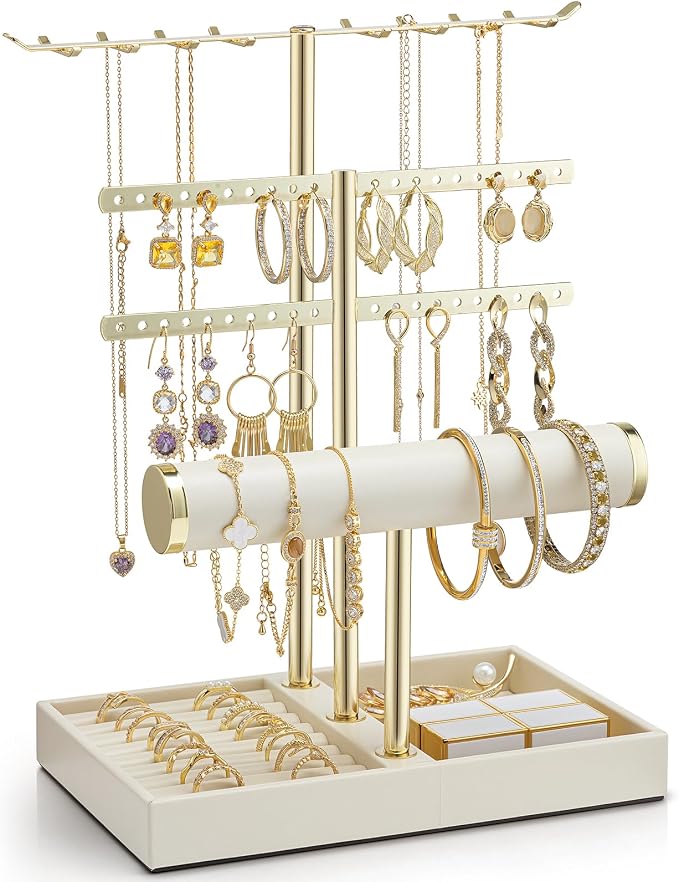 Vlando 3 Tier Jewelry Stand Organizer by VLANDO