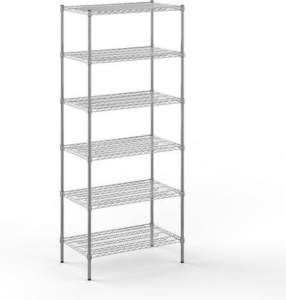 21" Deep x 36" Wide x 86" Height Wire Shelving Kit | 6-Tier | NSF Commercial by Regal+Altair
