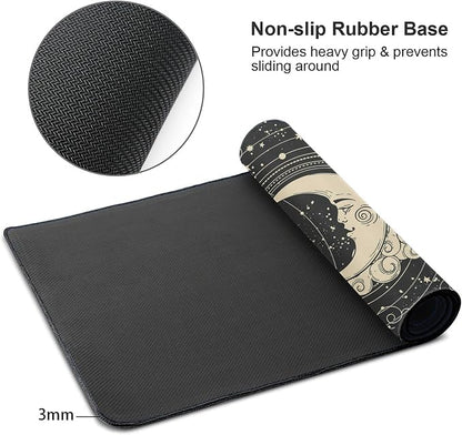 Desk Mat, Celestial Sun and Moon Extended Gaming Mouse Pad - Image 8