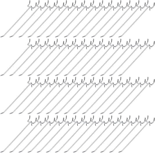 Funrous 100 Pack Peg Board Hooks Stainless Steel Pegboard Hooks Shelving by Funrous