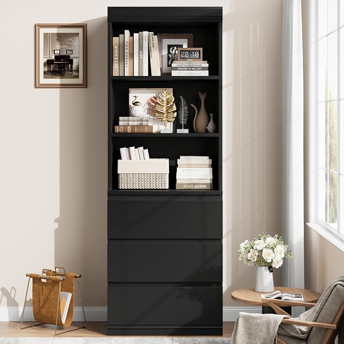 GarveeHome 70" Tall Bookcase - Image 6