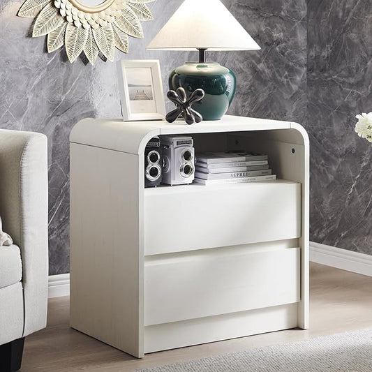 25" Tall Modern Nightstand by AITJUNZ