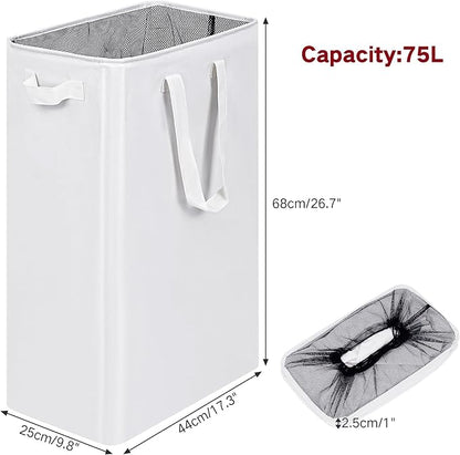 efluky Slim Laundry Basket, Narrow Laundry Hamper - Image 2