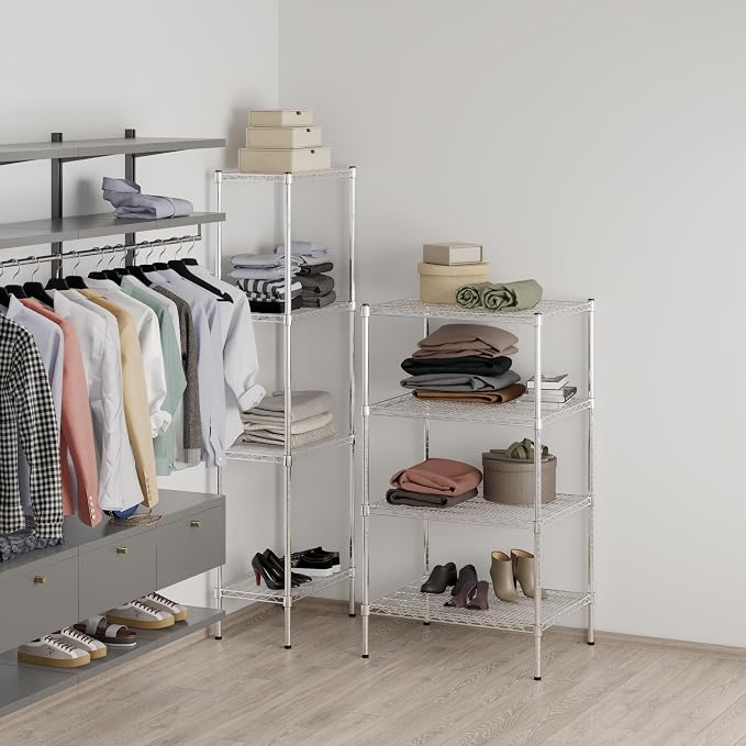 24" Deep x 30" Wide x 54" Height Wire Shelving Kit | 4-Tier | NSF Commercial - Image 7