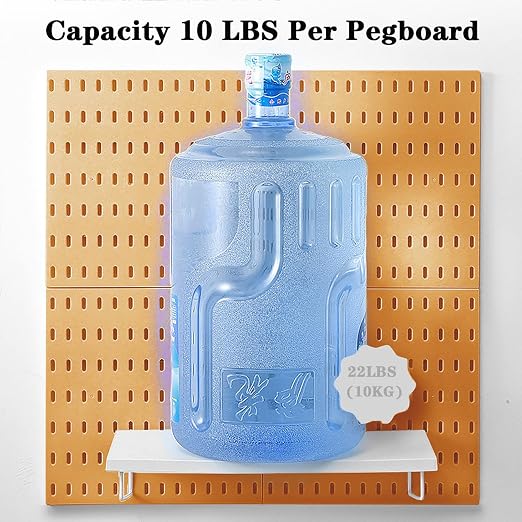 Pegboard Combination Kit for Wall Organizer, Wall Mounted Peg Board Kits for - Image 6