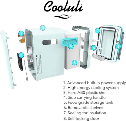 Cooluli 10L Mini Fridge for Bedroom - Image 5