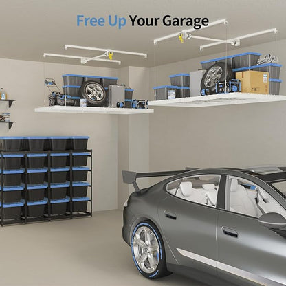 Overhead Garage Storage Rack – 4x8 FT Garage Ceiling Storage Racks - Image 7