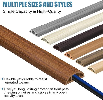 Floor Cord Covers for Wires 20FT Cable Hider Wire Cover Self Adhesive Cord - Image 6