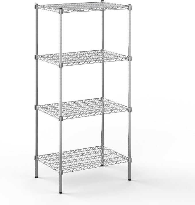 21" Deep x 30" Wide x 64" Height Wire Shelving Kit | 4-Tier | NSF Commercial by Regal+Altair