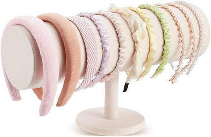 Wenqik Extra Long T Bar Headband Holder Organizer Velvet Headband Rack Storage by Wenqik