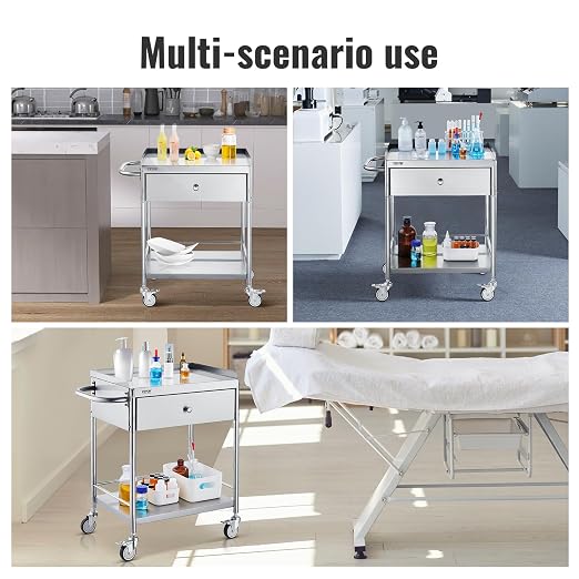 VEVOR Stainless Steel Utility Cart - Image 6