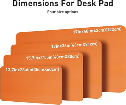 Aothia Leather Desk Pad Protector, Office Desk Mat, Large Mouse Pad, Non-Slip - Image 6