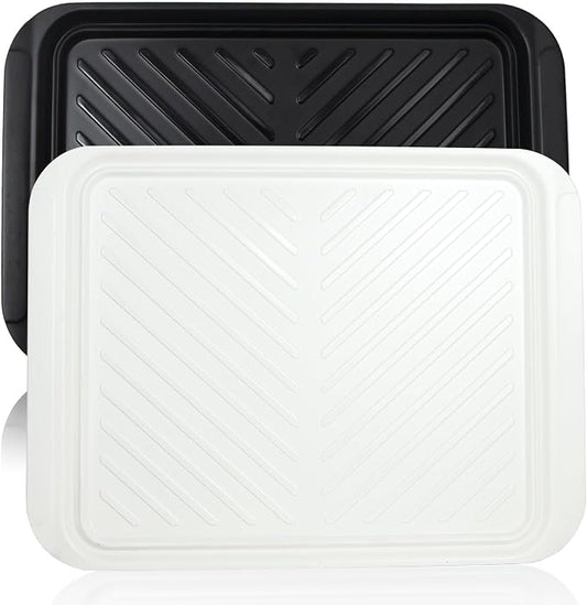 Extra Large Grilling Prep and Serve Trays, 17.3x13 inch BBQ Tray by Ecoiou