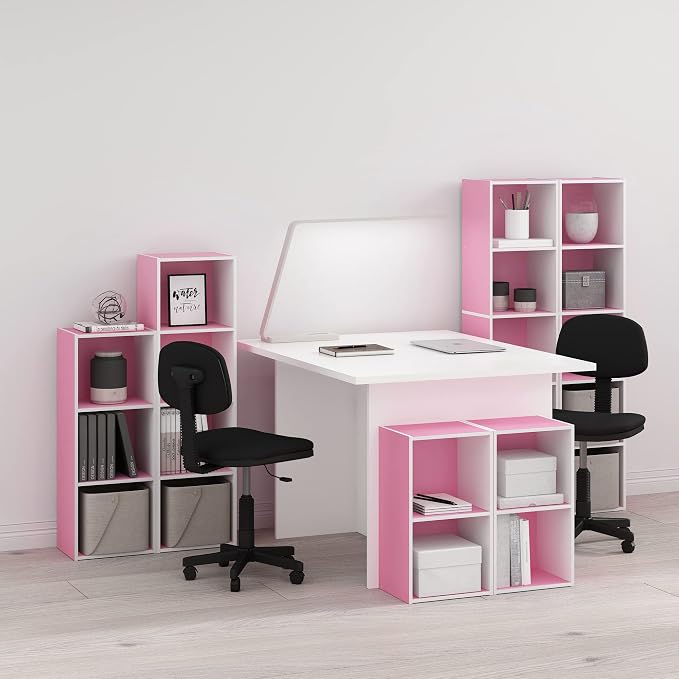 Furinno PASIR Book Shelf, 4-Tier Modern Bookshelf, Open Shelves Bookcase 9 x 12 - Image 2