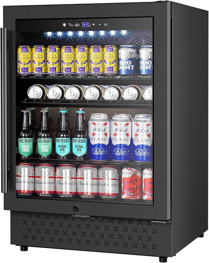 Beverage Refrigerator 24 Inch 200 Can Drink Fridge by FoMup