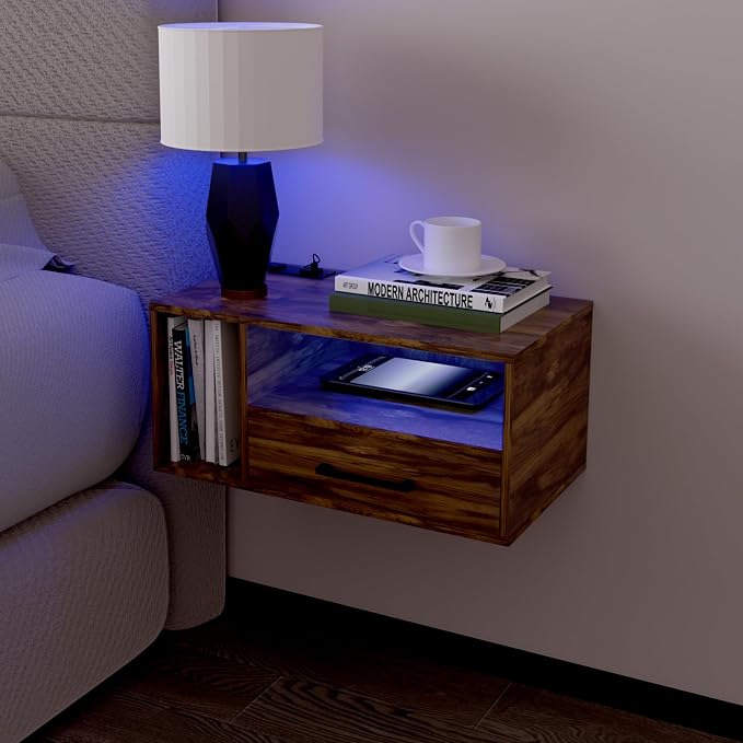 Homaterial Floating Nightstand by Homaterial