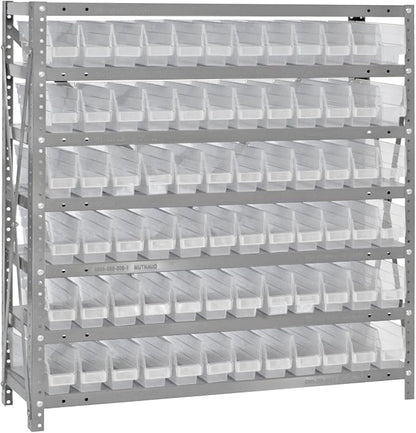 Quantum Storage Systems 1239-100CL Clear-View Sloped Shelving Unit by QuantumStorageSystems