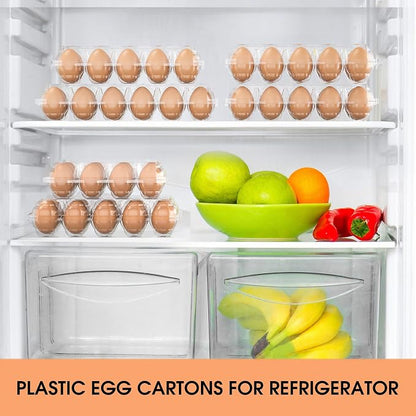 50 Pack Plastic Egg Cartons Cheap Bulk 12 Count Clear Blank Egg Containers - Image 6