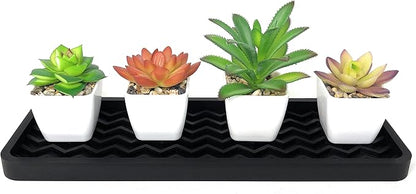 Happitasa Silicone Kitchen Sink Organizer Tray, Sponge Holder and Countertop - Image 6