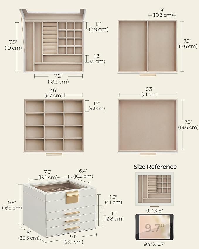 SONGMICS Jewelry Box Organizer - Image 5