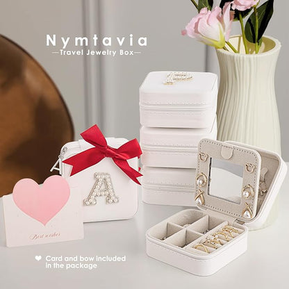 Birthday Gifts For Women with Initial Jewelry Box, Travel Case for Ladies - Image 6